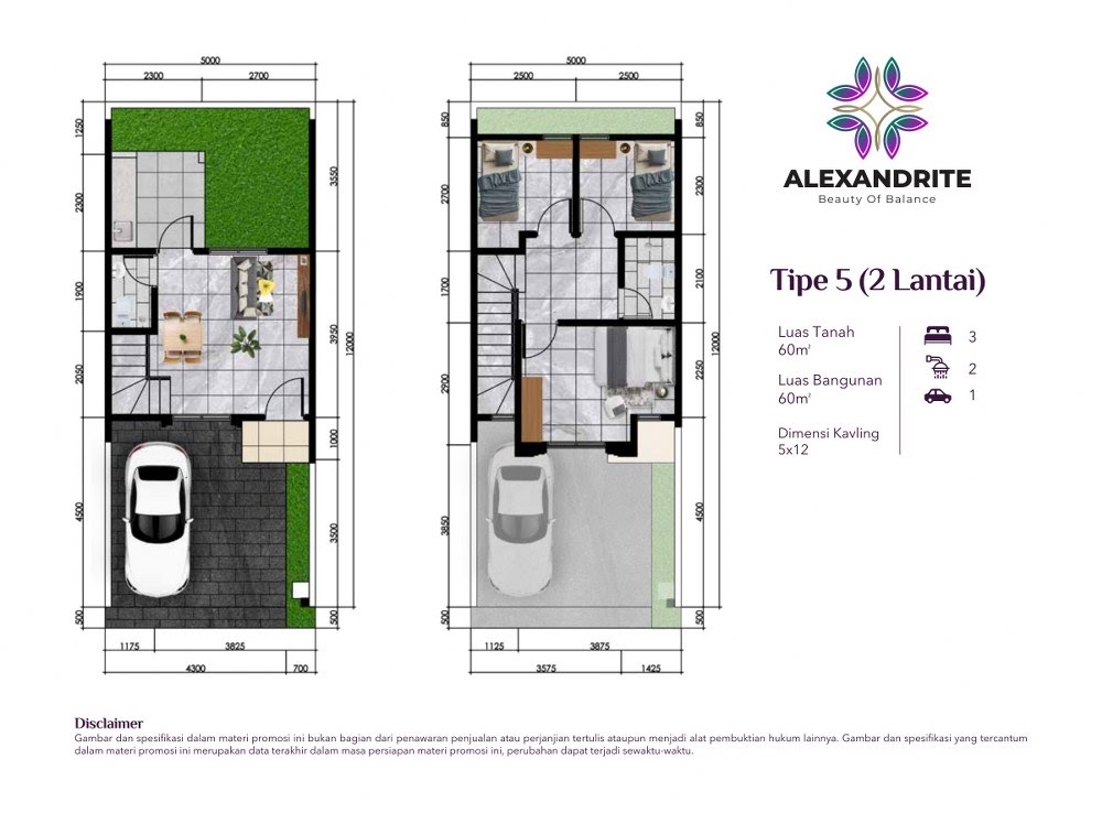 Rumah Type 5 Cluster Alexandrite Bekasi Timur, foto 2