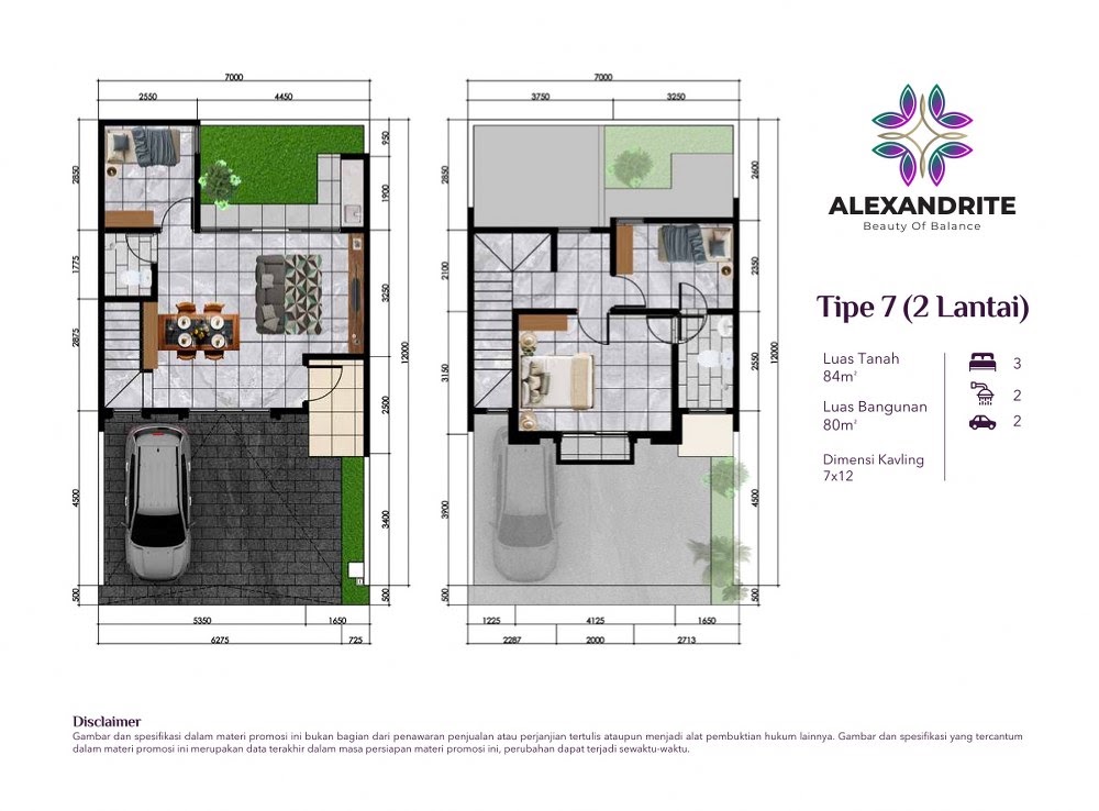 Rumah Type 7 Cluster Alexandrite Bekasi Timur, foto 2